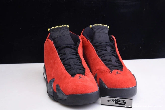 Official Maikesneakers Jordan Retro Air 14 654459-670 Challenge Red 0628